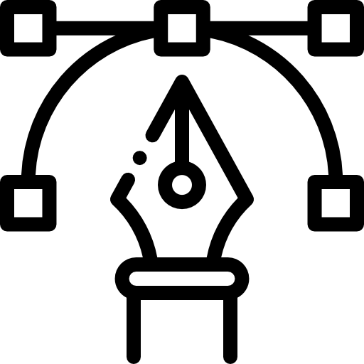 Icon für Mediendesign und Grafikdesign